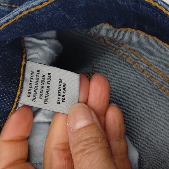 it jeans denim crop size 10 Tiffany skinny medium wash two button it jeans - Picture 9 of 10